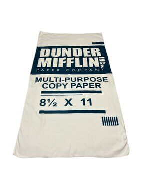 The Office Dunder Mifflin Blanket – CultureFly Microfiber Fleece 48x60